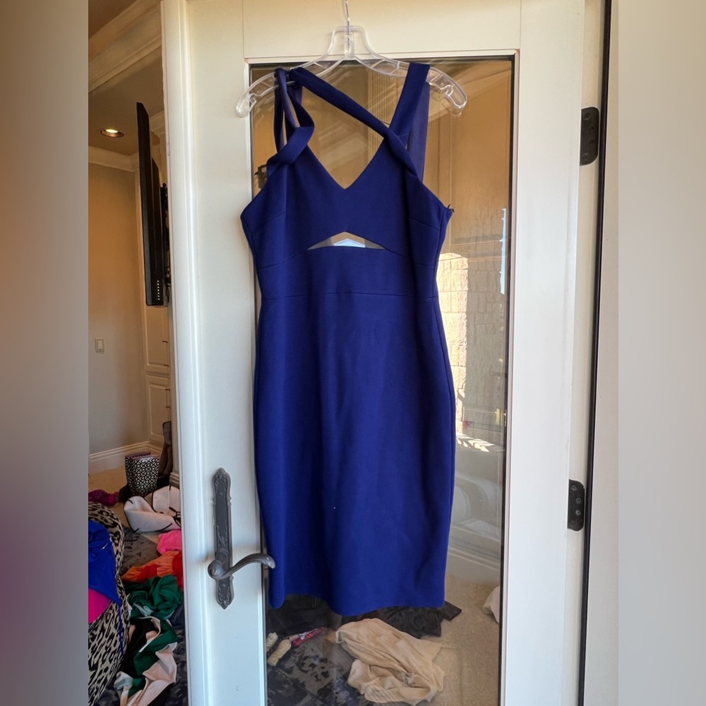 Bailey 44 royal blue knit dress